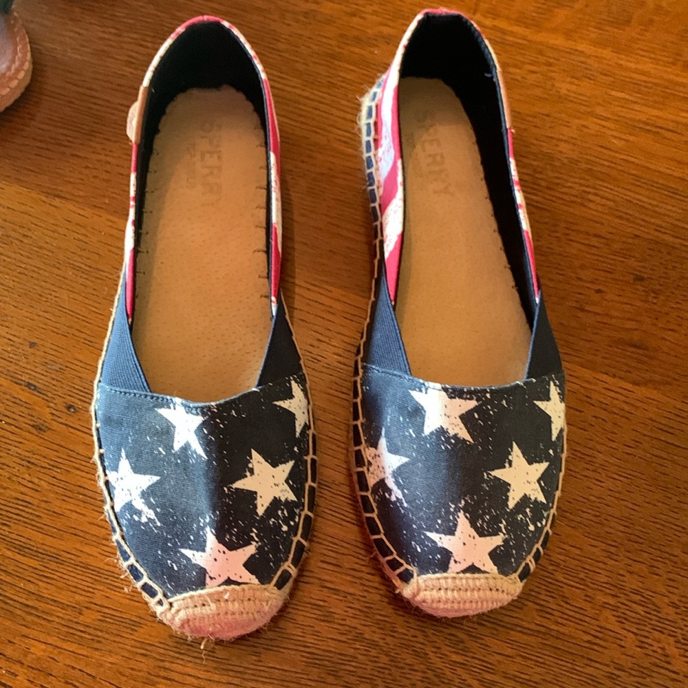 Stars and Stripes espadrille shoes